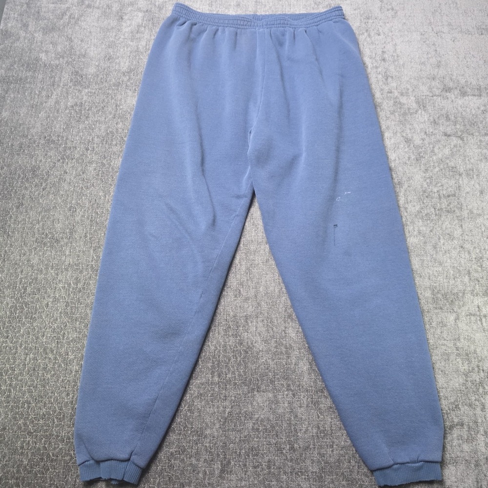 Vtg Made In USA Sweatpants Mens XL Lee Heavyweight Blue Polycotton 90s